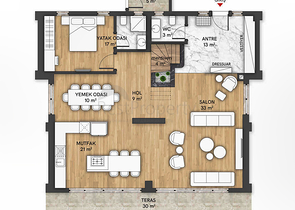 مشروع فلل فاخرة في منطقة مراد باشا (أنطاليا)