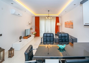 اطلالة بحر - شقة غرفة وصالة - ضمن مجمع 5 نجوم - في منطقة توسمور / الانيا 