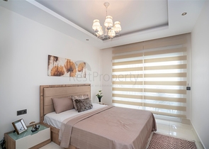 اطلالة بحر - شقة غرفة وصالة - ضمن مجمع 5 نجوم - في منطقة توسمور / الانيا 