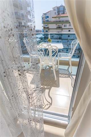 مجمع بخدمات 5 نجوم - شقة مفروشة تصميم 1+1 - في مهموتلار / الانيا 