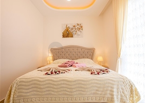 مجمع بخدمات 5 نجوم - شقة مفروشة تصميم 1+1 - في مهموتلار / الانيا 