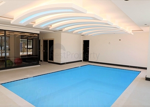 مجمع بخدمات 5 نجوم - شقة مفروشة تصميم 1+1 - في مهموتلار / الانيا 