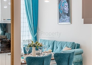 مجمع بخدمات 5 نجوم - شقة مفروشة تصميم 1+1 - في مهموتلار / الانيا 