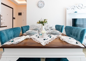 مجمع بخدمات 5 نجوم - شقة مفروشة تصميم 1+1 - في مهموتلار / الانيا 