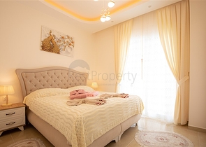 مجمع بخدمات 5 نجوم - شقة مفروشة تصميم 1+1 - في مهموتلار / الانيا 