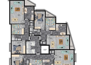 بالاقساط بدون فوائد - مجمع قيد الانشاء في مركز مدينة الانيا 