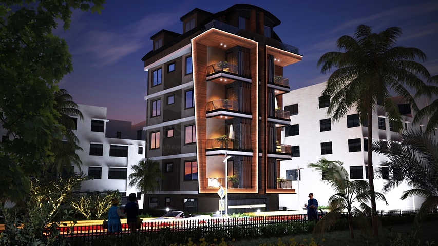 مجمع قيد الانشاء في مركز الانيا 