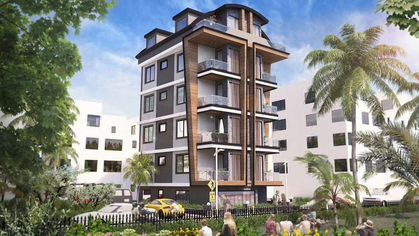 مجمع قيد الانشاء في مركز الانيا 