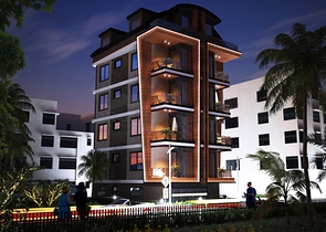 مجمع قيد الانشاء في مركز الانيا 