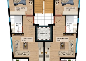 مجمع قيد الانشاء في مركز الانيا 