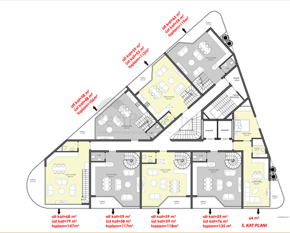 تصميم حديث وانيق - مجمع قيد الانشاء في مركز الانيا 