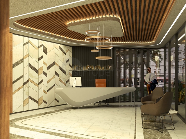 تصميم حديث وانيق - مجمع قيد الانشاء في مركز الانيا 