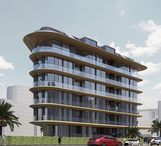 تصميم حديث وانيق - مجمع قيد الانشاء في مركز الانيا 