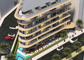 تصميم حديث وانيق - مجمع قيد الانشاء في مركز الانيا 