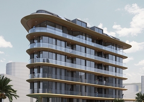 تصميم حديث وانيق - مجمع قيد الانشاء في مركز الانيا 