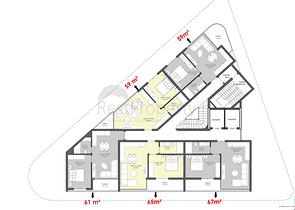 تصميم حديث وانيق - مجمع قيد الانشاء في مركز الانيا 