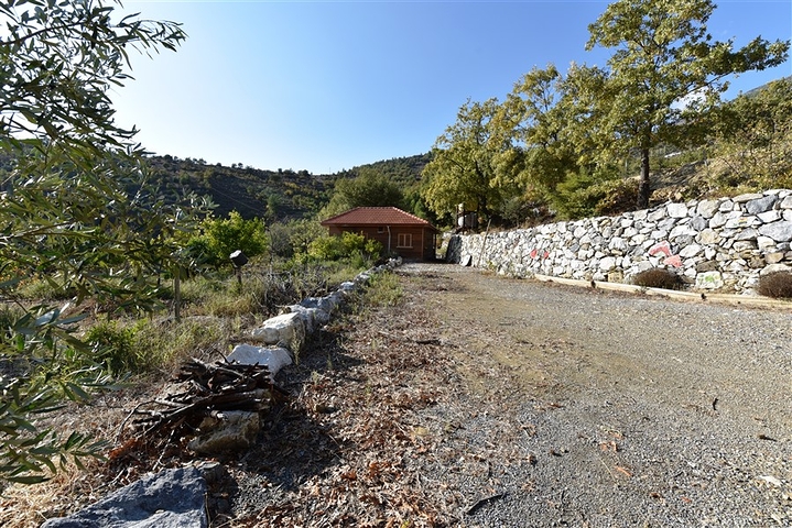 منزل خشبي مميز بين احضان الطبيعة - مع ارض زراعية مساحة 4 دونم ونصف -في ديمرتاش / الانيا 