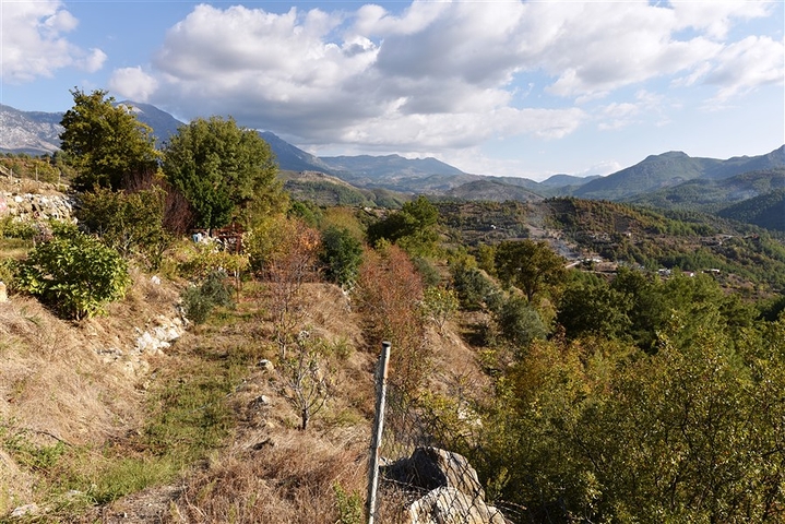 منزل خشبي مميز بين احضان الطبيعة - مع ارض زراعية مساحة 4 دونم ونصف -في ديمرتاش / الانيا 