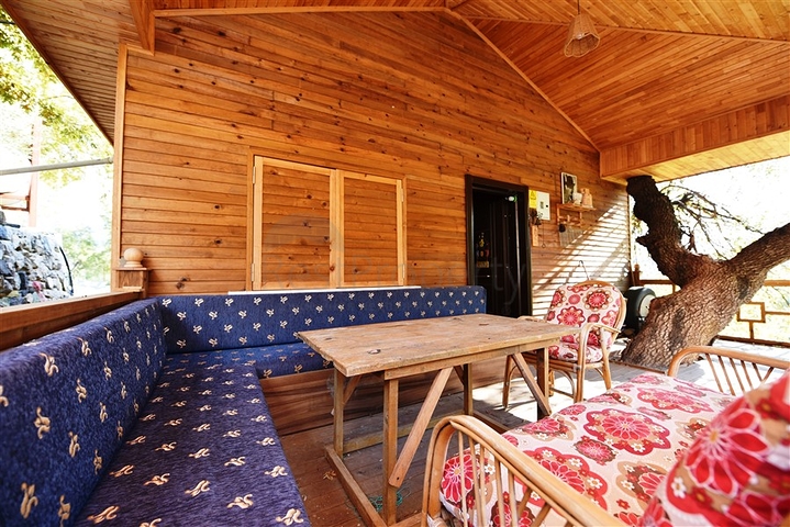 منزل خشبي مميز بين احضان الطبيعة - مع ارض زراعية مساحة 4 دونم ونصف -في ديمرتاش / الانيا 