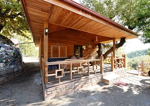 منزل خشبي مميز بين احضان الطبيعة - مع ارض زراعية مساحة 4 دونم ونصف -في ديمرتاش / الانيا 