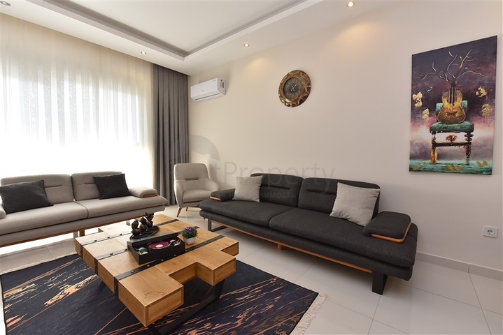 شقة غرفة وصالة قريبة من البحر - ضمن مجمع سكني حديث فاخر - في كارجي جاك / الانيا 