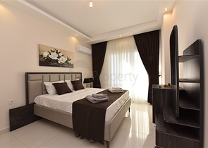 شقة غرفة وصالة قريبة من البحر - ضمن مجمع سكني حديث فاخر - في كارجي جاك / الانيا 