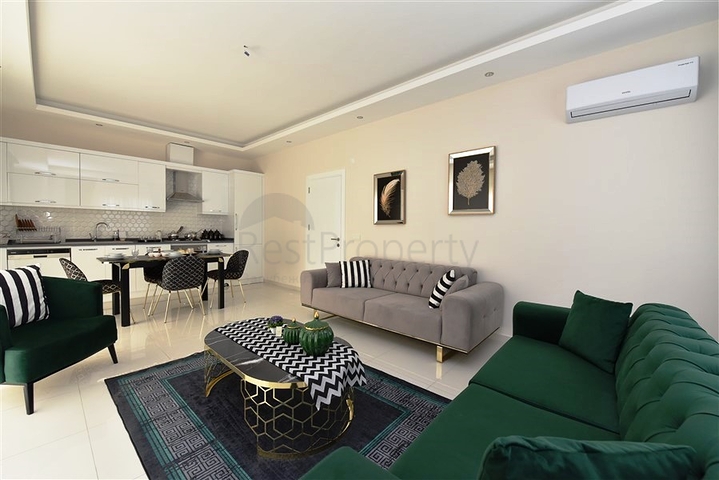 ضمن مجمع سكني حديث - قريب من البحر - شقة غرفتين وصالة في منطقة كارجي جاك / الانيا 