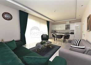 ضمن مجمع سكني حديث - قريب من البحر - شقة غرفتين وصالة في منطقة كارجي جاك / الانيا 