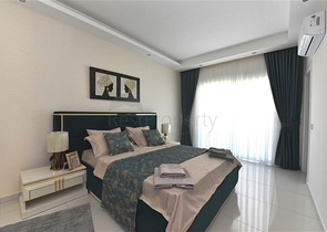 ضمن مجمع سكني حديث - قريب من البحر - شقة غرفتين وصالة في منطقة كارجي جاك / الانيا 