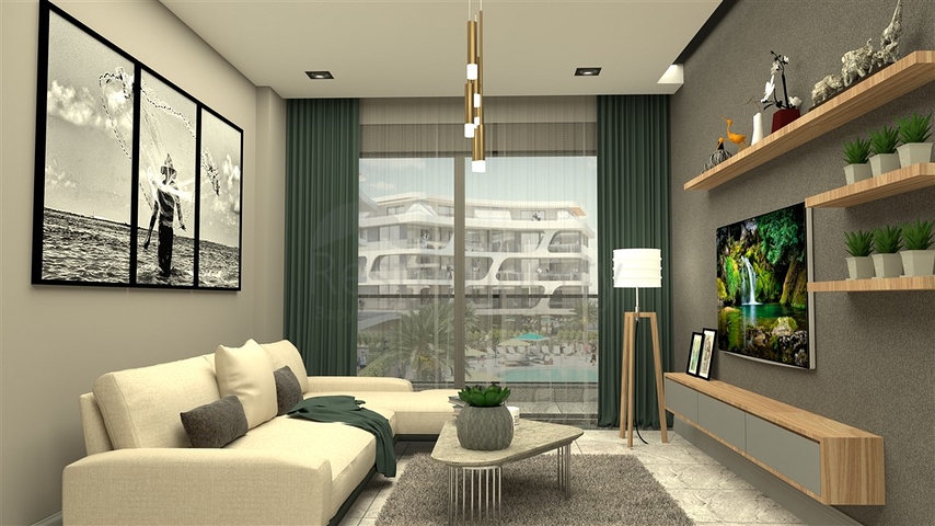 مجمع بتصميم حديث -بالاقساط دون فوائد -في منطقة اوبا / الانيا 