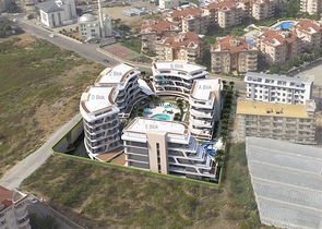 مجمع بتصميم حديث -بالاقساط دون فوائد -في منطقة اوبا / الانيا 