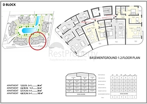 مجمع بتصميم حديث -بالاقساط دون فوائد -في منطقة اوبا / الانيا 