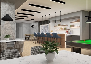 مجمع بتصميم حديث -بالاقساط دون فوائد -في منطقة اوبا / الانيا 