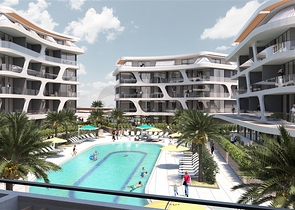 مجمع بتصميم حديث -بالاقساط دون فوائد -في منطقة اوبا / الانيا 