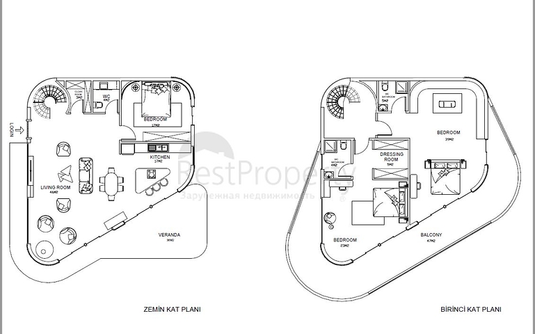 مناسبة للحصول على الجنسية التركية - تصميم عصري حديث -مجمع فلل  فاخرة في منطقة كارجي جاك /الانيا 