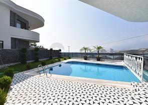 مناسبة للحصول على الجنسية التركية - تصميم عصري حديث -مجمع فلل  فاخرة في منطقة كارجي جاك /الانيا 