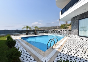 مناسبة للحصول على الجنسية التركية - تصميم عصري حديث -مجمع فلل  فاخرة في منطقة كارجي جاك /الانيا 