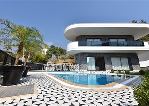 مناسبة للحصول على الجنسية التركية - تصميم عصري حديث -مجمع فلل  فاخرة في منطقة كارجي جاك /الانيا 