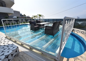 مناسبة للحصول على الجنسية التركية - تصميم عصري حديث -مجمع فلل  فاخرة في منطقة كارجي جاك /الانيا 