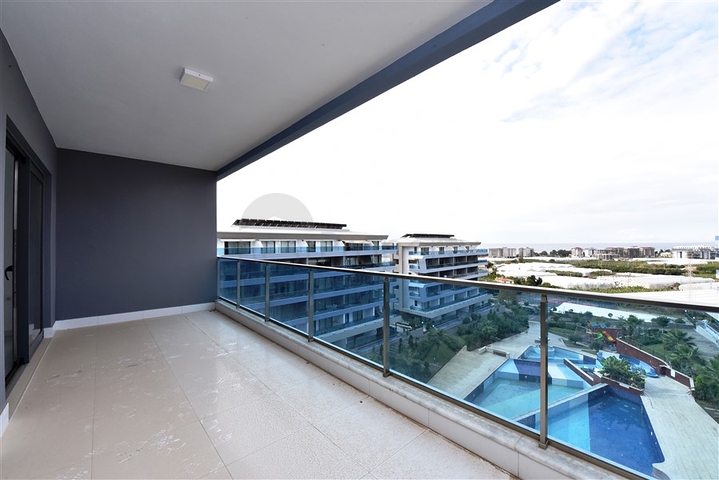 اطلالة بحر - مجمع فاخر - خدمات 5 نجوم - شقة 1+1 - في كارجي جاك / الانيا 