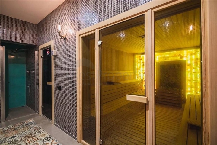 اطلالة بحر - مجمع فاخر - خدمات 5 نجوم - شقة 1+1 - في كارجي جاك / الانيا 