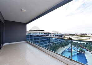 اطلالة بحر - مجمع فاخر - خدمات 5 نجوم - شقة 1+1 - في كارجي جاك / الانيا 