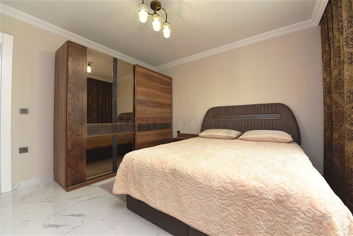 شقة سكنية فاخرة - 2  غرفة وصالة -مفروشة - ضمن مجمع سكني جديد -في مهموتلار / الانيا 