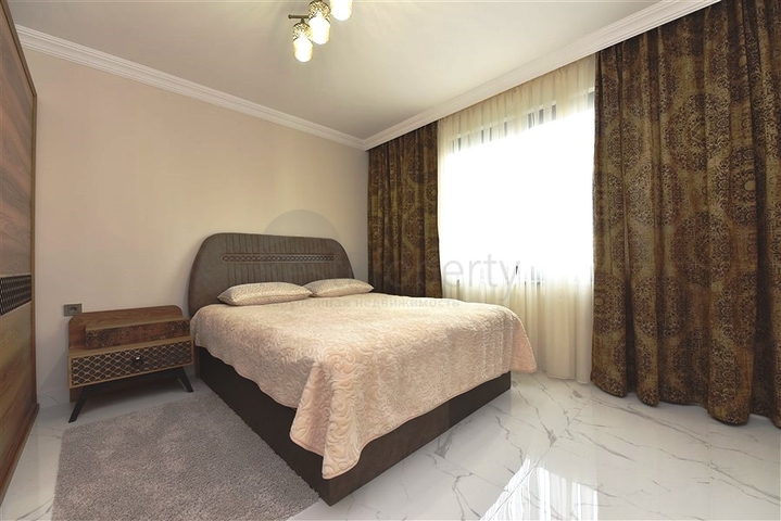 شقة سكنية فاخرة - 2  غرفة وصالة -مفروشة - ضمن مجمع سكني جديد -في مهموتلار / الانيا 