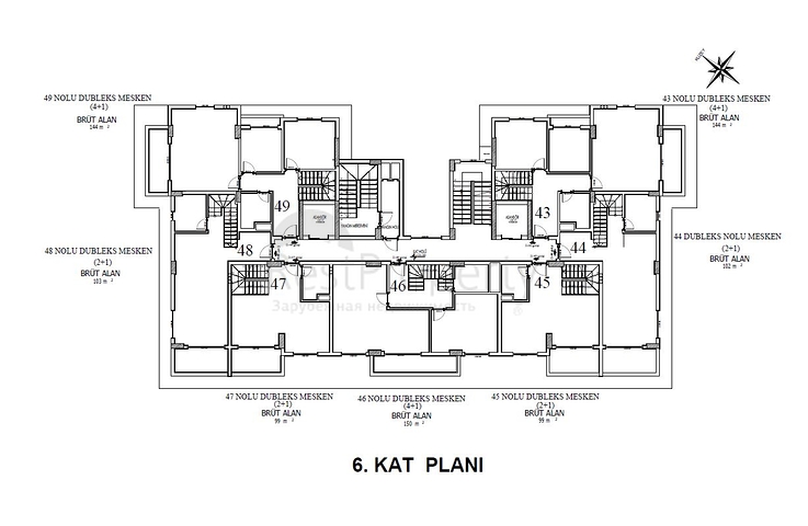 بالاقساط دون فوائد - شقق بأسعار مناسبة ضمن مجمع قيد الانشاء - في افسلار / الانيا 