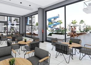 بالتقسيط - مجمع قيد الانشاء في اوبا / الانيا 