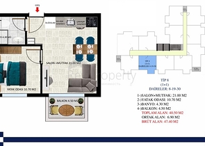 بالتقسيط - مجمع قيد الانشاء في اوبا / الانيا 