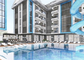 بالتقسيط - مجمع قيد الانشاء في اوبا / الانيا 