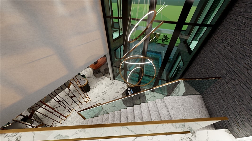 فيلا قيد الانشاء - تصميم عصري حديث - في كارجي جاك / الانيا 