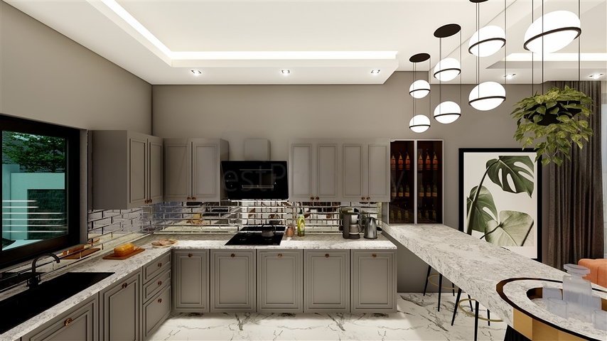 فيلا قيد الانشاء - تصميم عصري حديث - في كارجي جاك / الانيا 